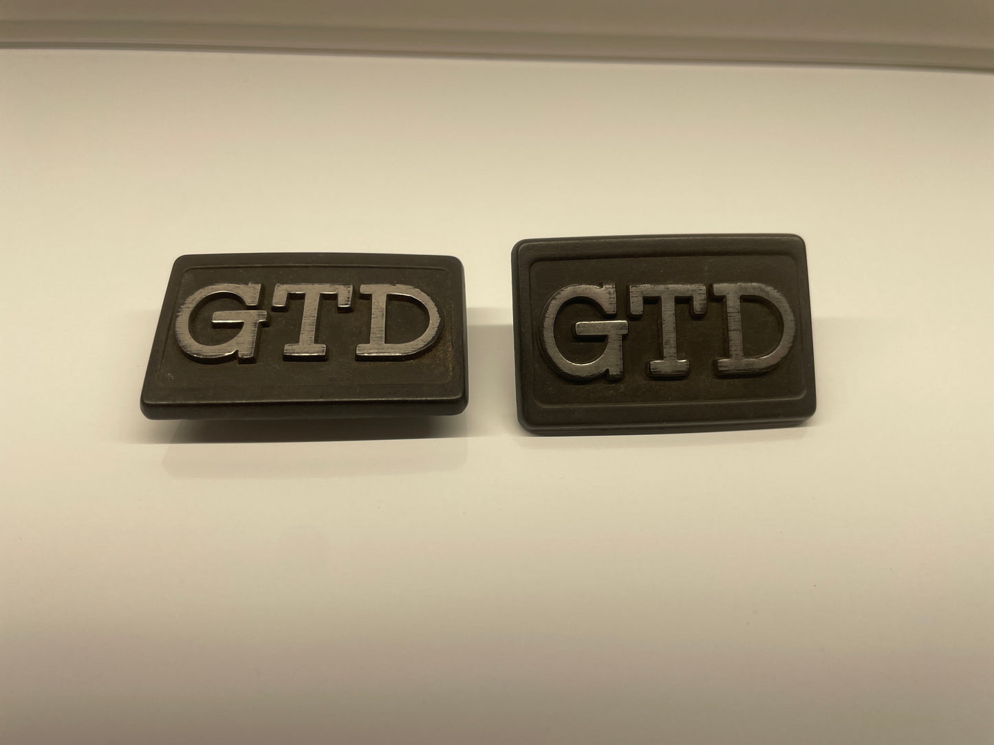 Euro Mk2 Golf GTD Badge Set.